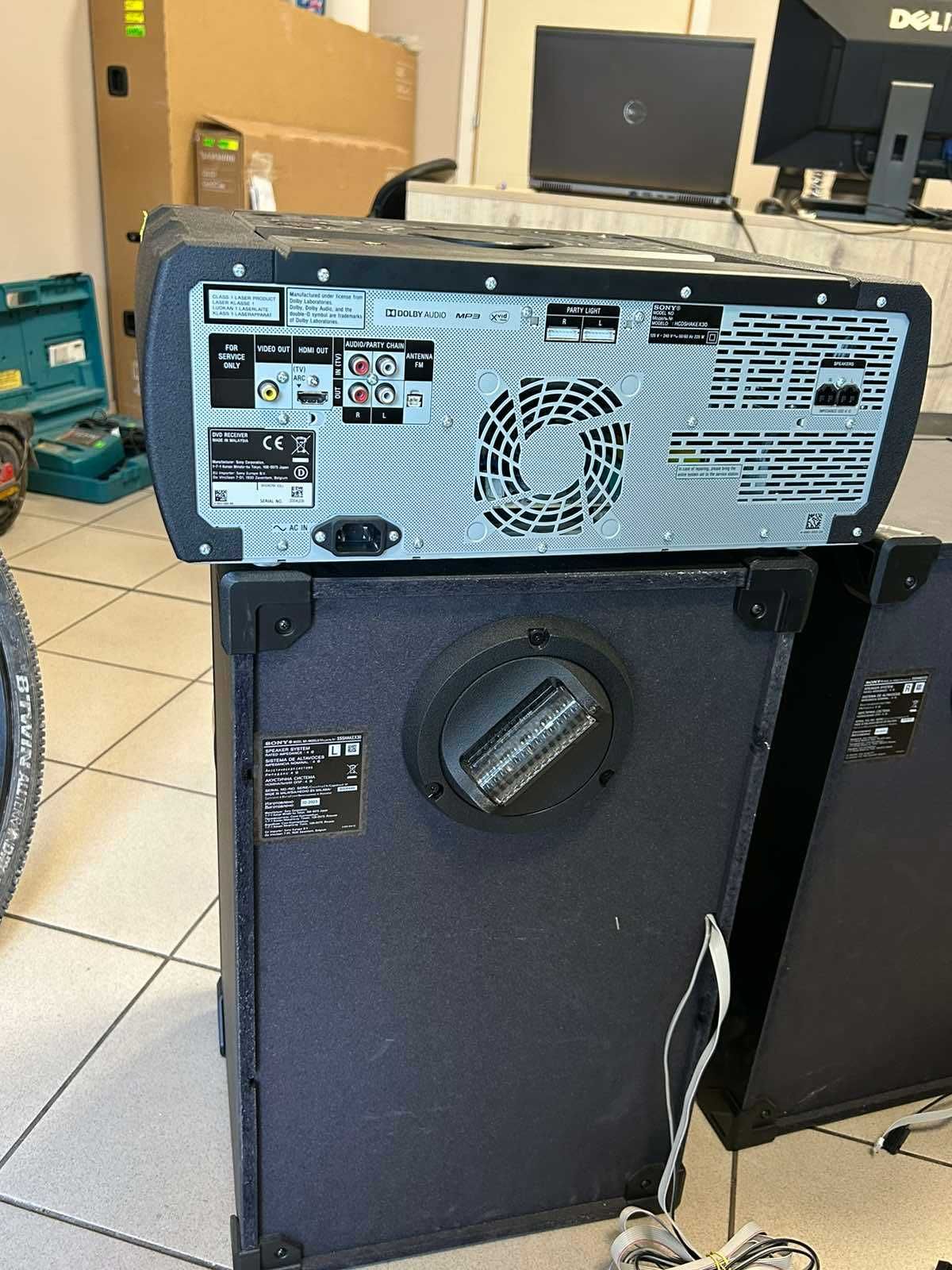 Audio Sony Shake X30D