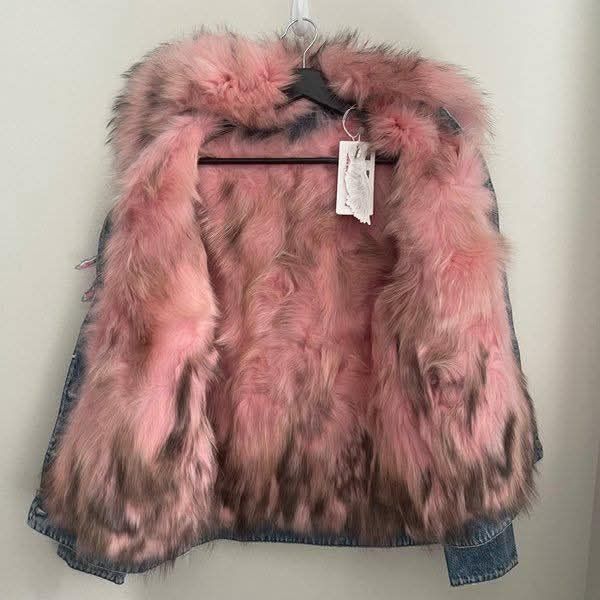 Дънково яке на Miss Sixty с естествен пух