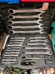 Trusa chei combinate fixe clichet 22 piese 6-32mm chei inelare clichet