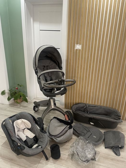 Carucior stokke v4 black malange