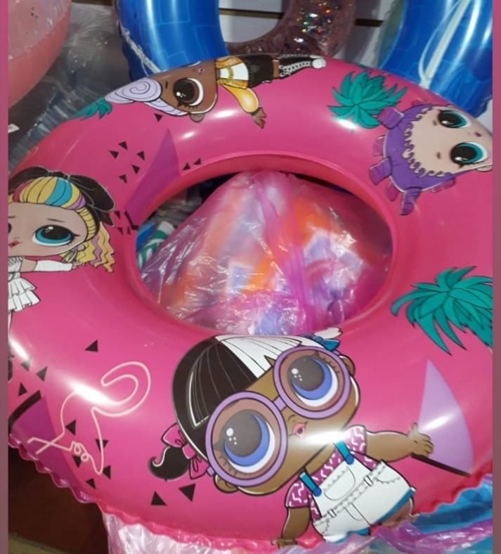 надувной плавательный круг матрац матрас пончик фламинго