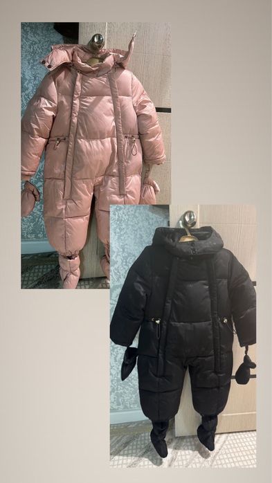 Детские вещи, зима, комбенизон,