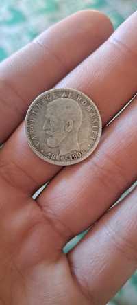 Vând moneda de colecție de argint cu Carol I 1866-1906