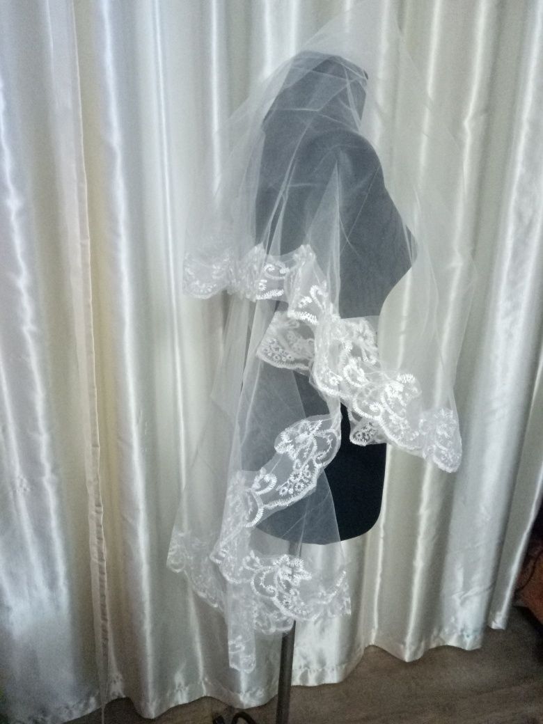 Свадебная фата платье новое