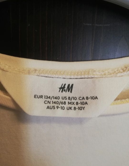 Bluza bumbac cu imprimeu H&M 134-140