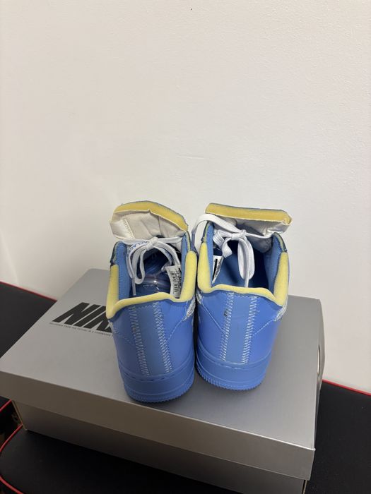 Nike Air Force 1- Albastru/Swoosh arginitu-Marimea 40.5