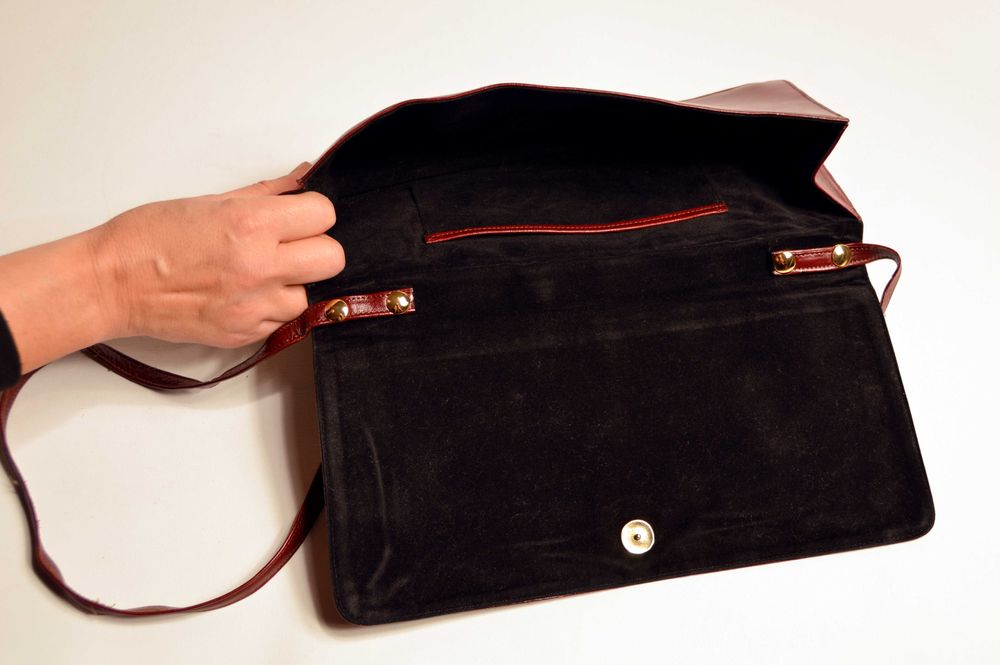 Geanta plic piele naturala Thea