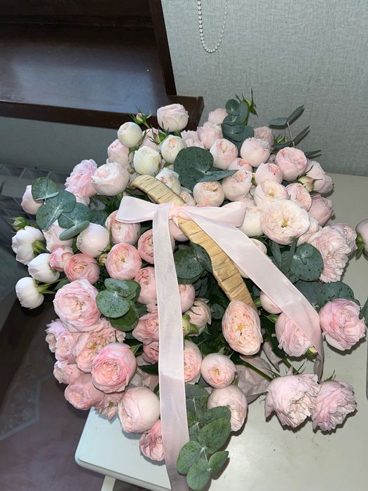 Кустовые пионовидные розы