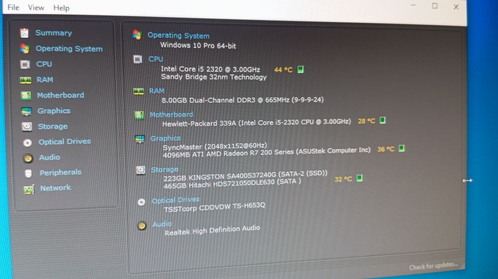 Pc Gaming Low-End + Monitor Samsung 2K