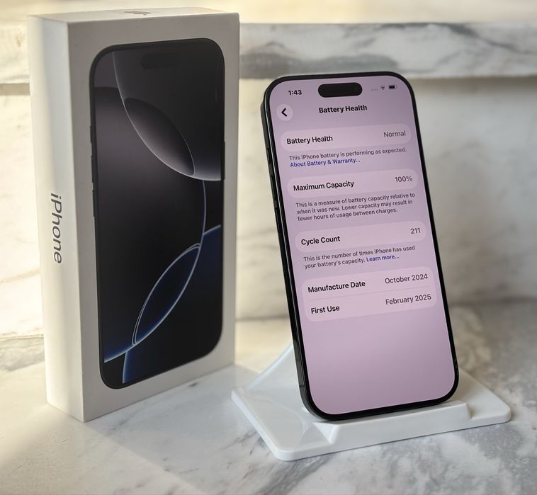 IPhone 16 Pro 128GB - 100% battery