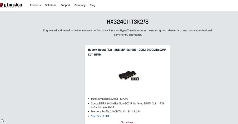 Vand kit memorie ram 4X4 GB = 16 gb DDR3 2400MHz CL11 DIMM