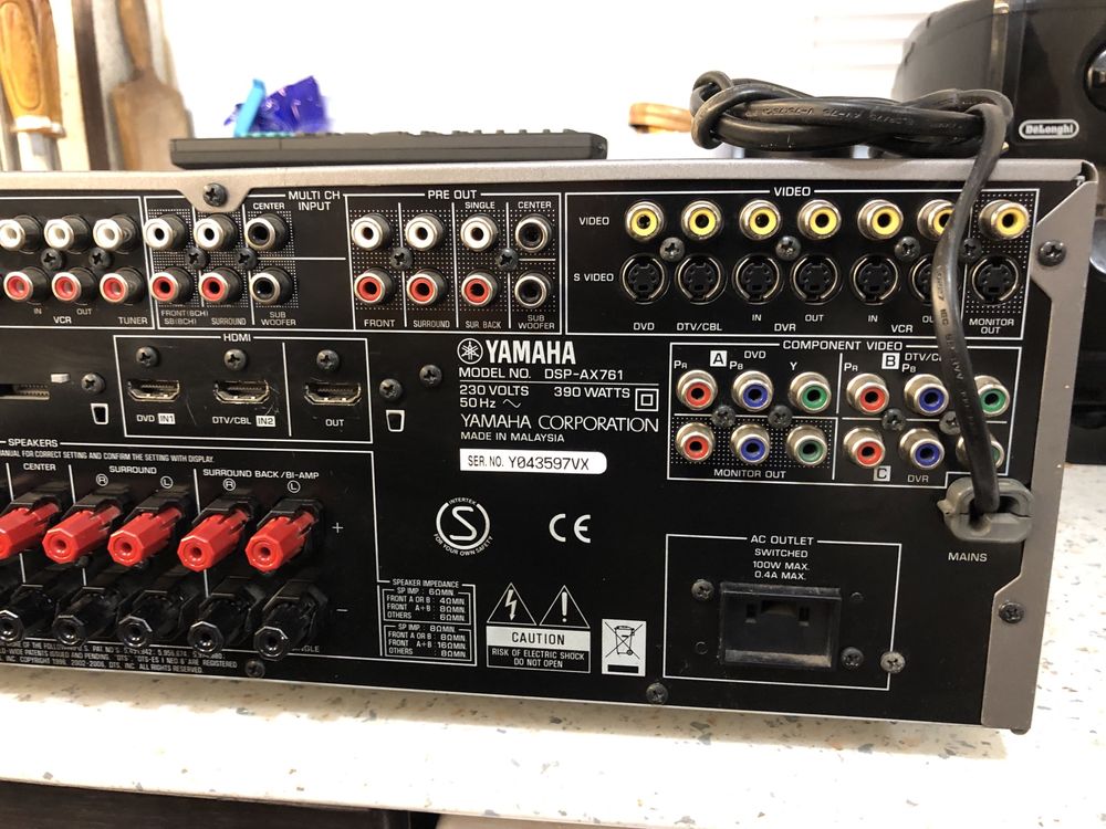 Yamaha DSP-AX761 hdmi