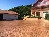 Beton amprentat decorativ