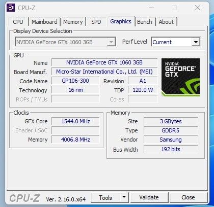 Pc i7 4790 + gtx1060 3gb