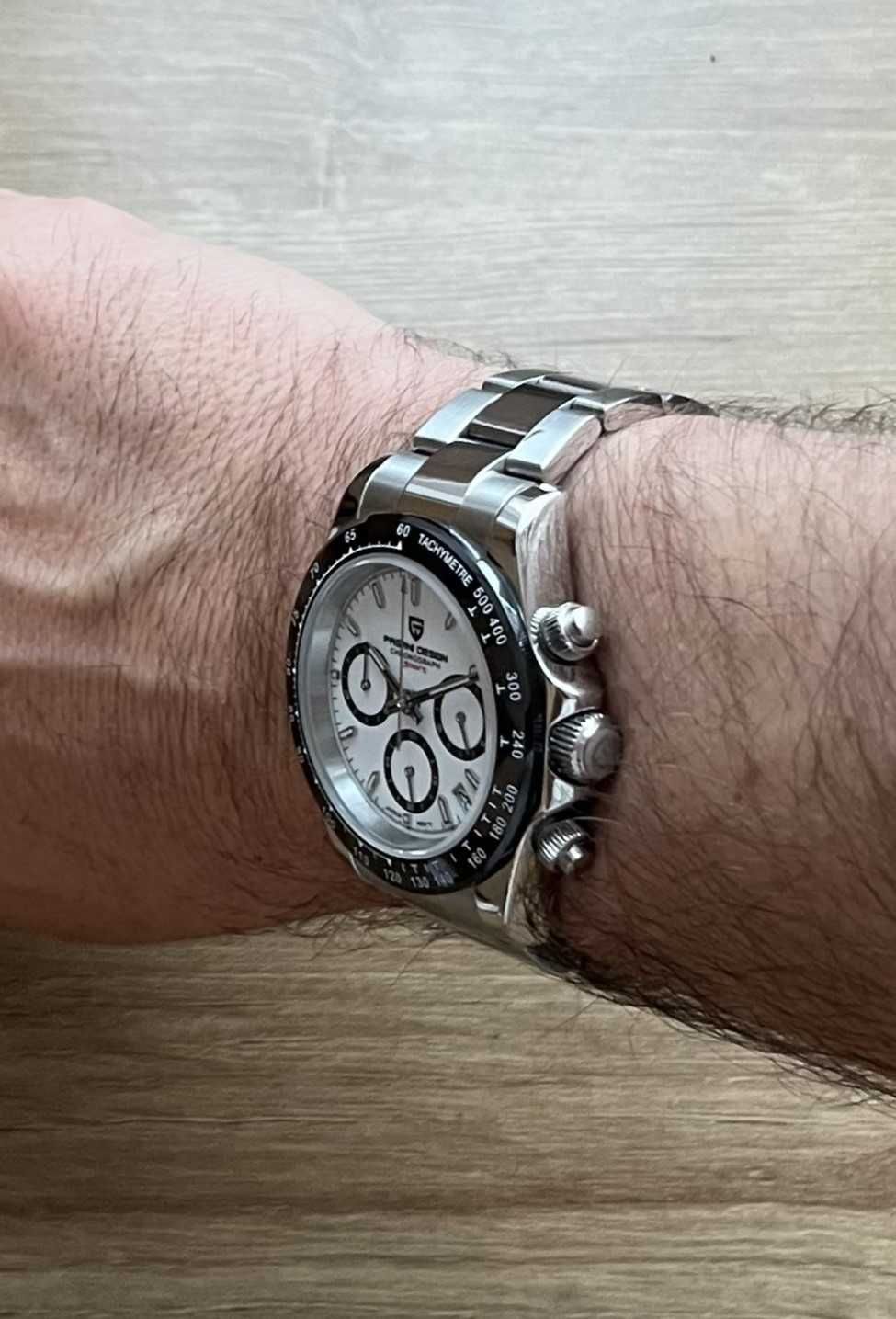 Pagani Design V2 Chronograph 40mm Daytona Sapphire Quartz Часовник