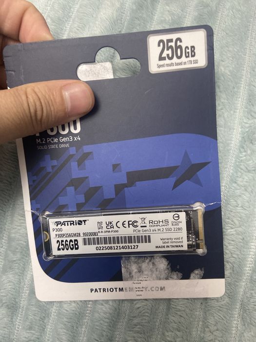 Ssd m2 PCLe gen 3 256 MB