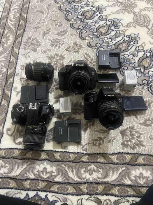 Canon d600 canon d650 nikon 3200 sotiladi batrga