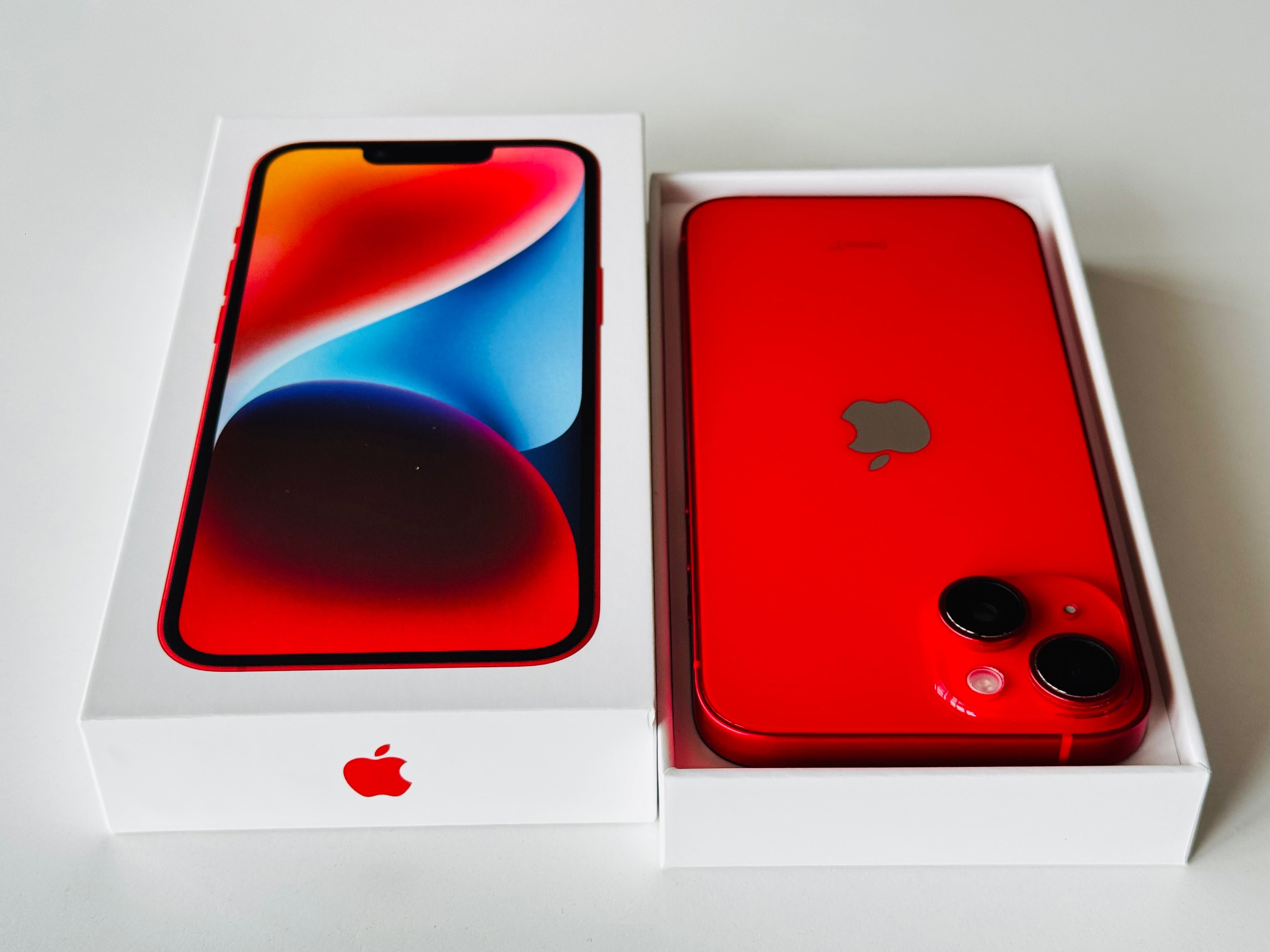 Iphone 14 128GB Red Като нов! Гаранция 6 месеца
