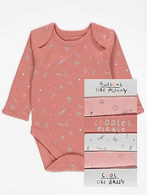 7 body maneca lunga 0-24 luni /56-62, 62-68, 68-74, 74-80, 80-86 86-92