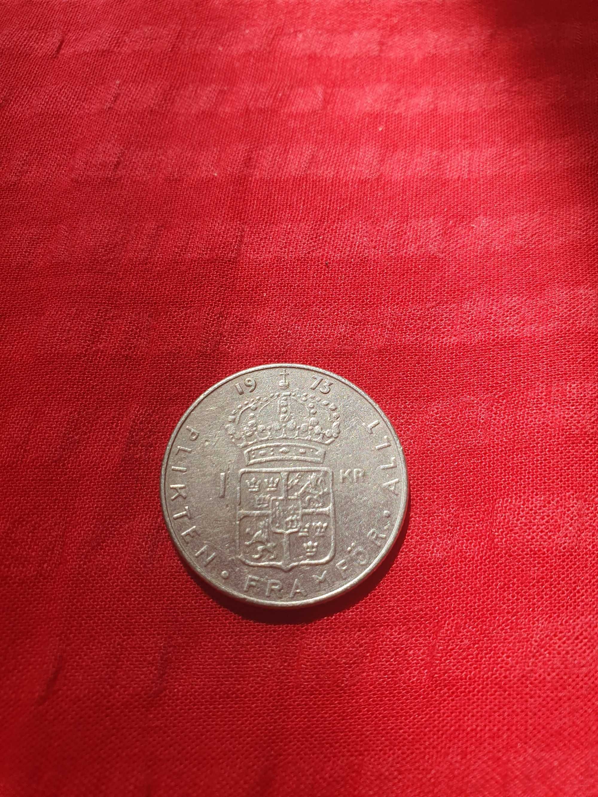 Moneda de argint 1 KR 1973