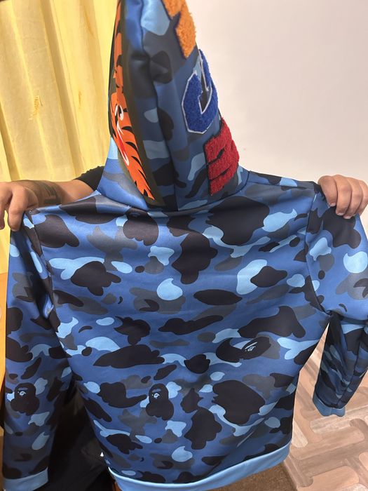Bape shark hoodie como