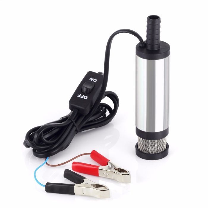 Потопяема мини помпа за трансфер на дизелово гориво, вода, масло и др.