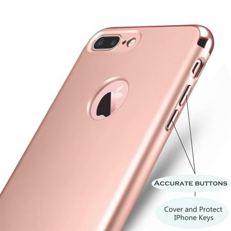 Husa telefon Iphone 7 ofera protectie 3in1 Ultrasubtire - Lux Rose