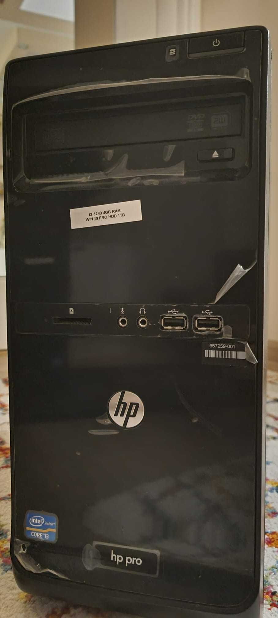 Sistem Desktop HP Pro 3500 MT cu procesor Intel® Core™ i3-3240