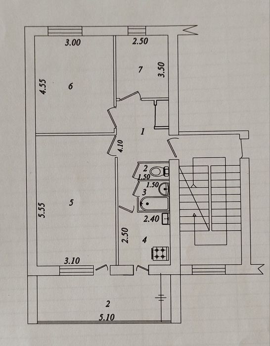 3х комнатная Ялангач, Экобазар Продам!
