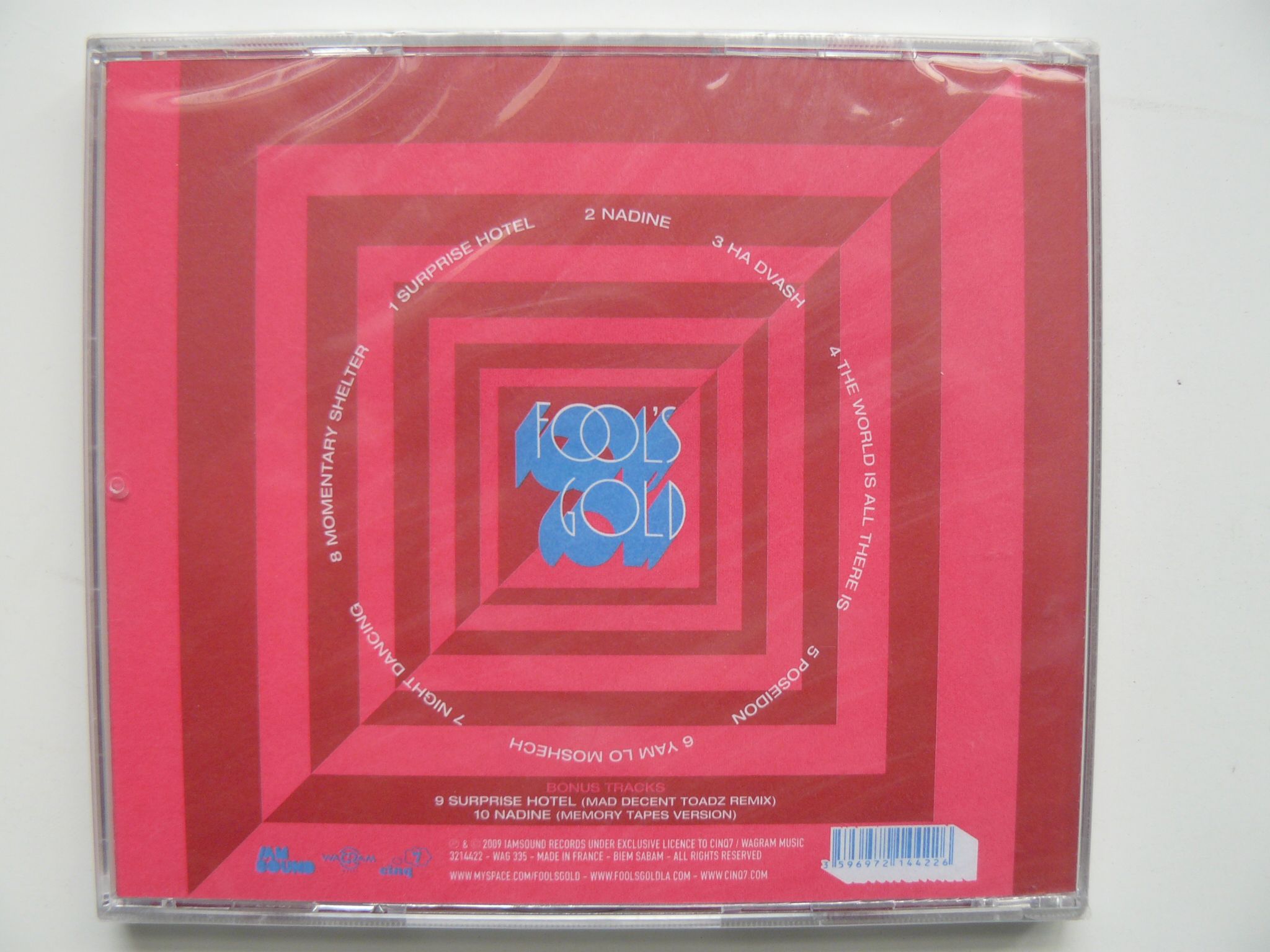 CD Album "FOOL'S GOLD ‎– FOOL'S GOLD" Nou, Original, Sigilat.