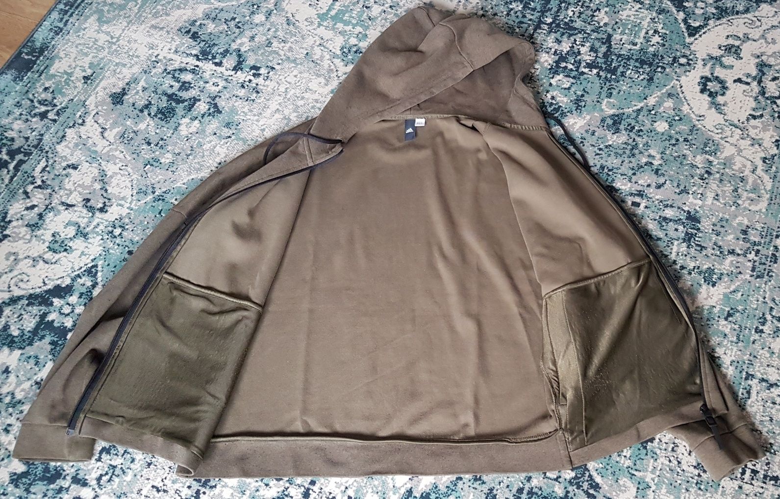 Jacheta/bluza trening/hanorac/hoodie original Adidas ZNE army L