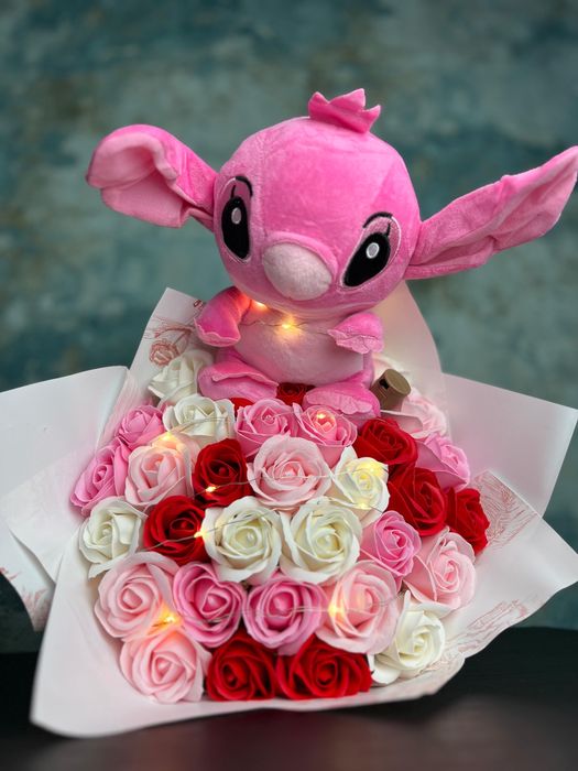 Buchet Stitch diverse modele trandafiri sapun