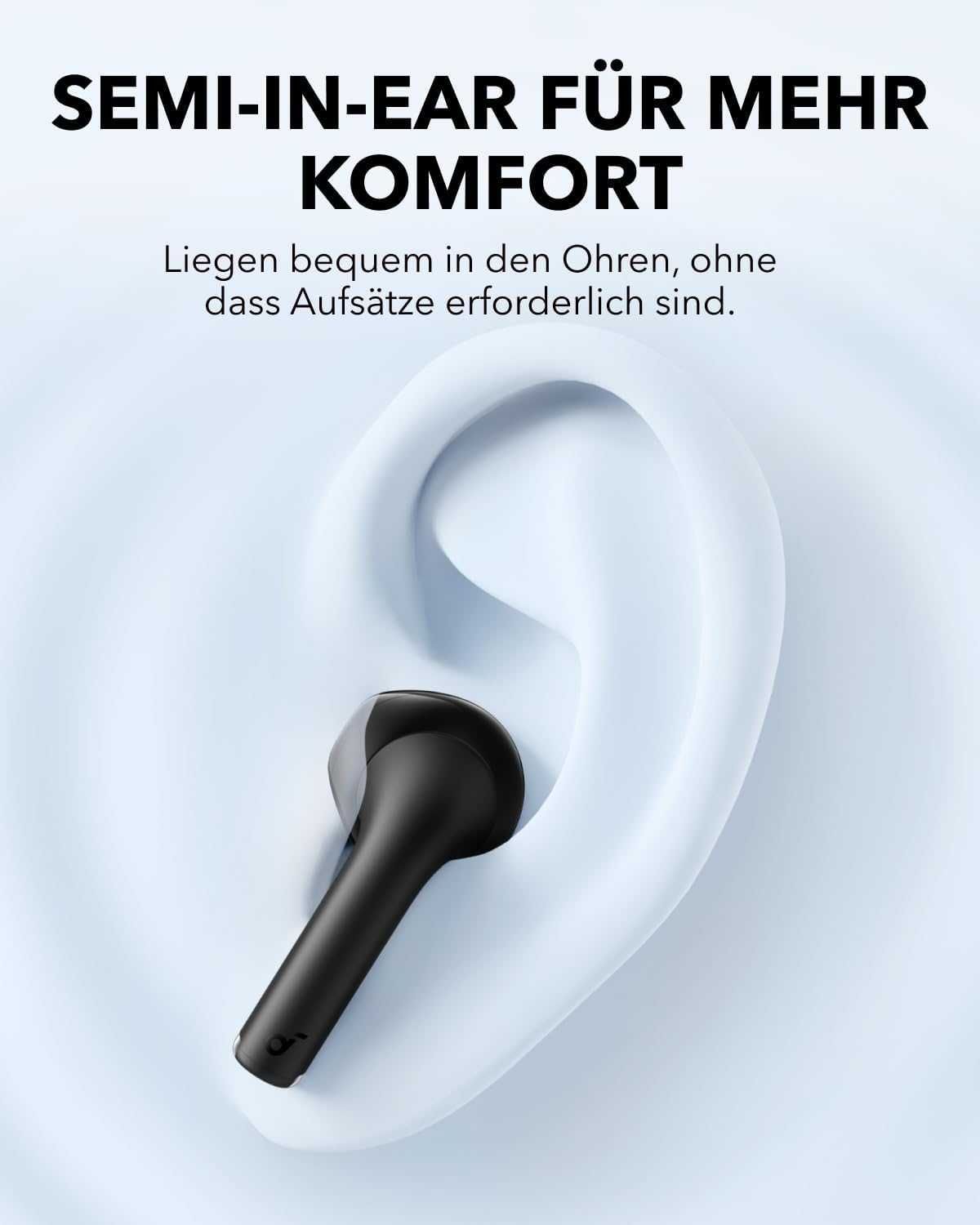 ПРОМО 2г Гаранция Нови Безжични Bluetooth Слушалки Anker Soundcor K20i