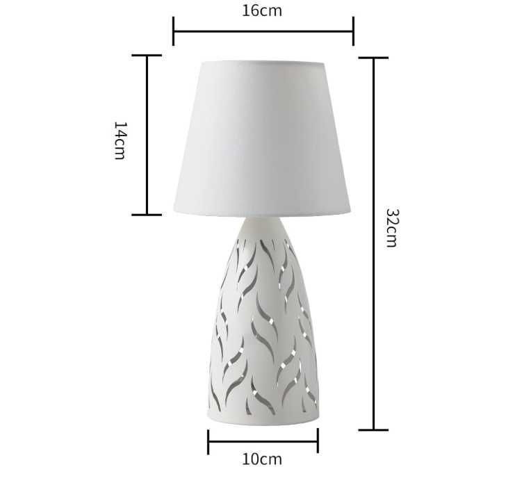 Lampă de masă Lampă de birou   Abajur din material textil