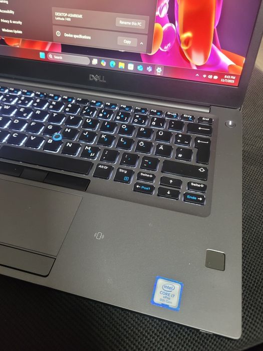 Dell Latitude 7490 ,procesor i7 gen 8