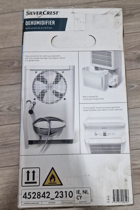 Dezumidificator Silvercrest® SLE 200 B2, 10 litri/24 ore, 245 wați