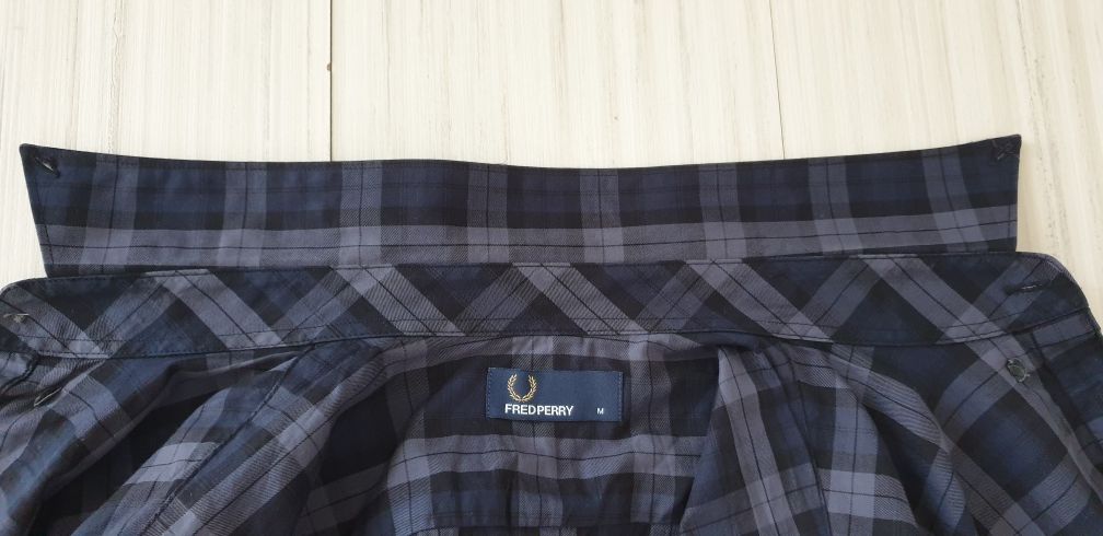 Fred Perry Cotton Slim Fit Mens Size M НОВО! ОРИГИНАЛ! Мъжка Риза!