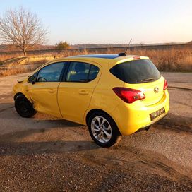 Опел Корса Е 1,4 турбо бензин 2015/ Opel Corsa E 1,4 yellow на части