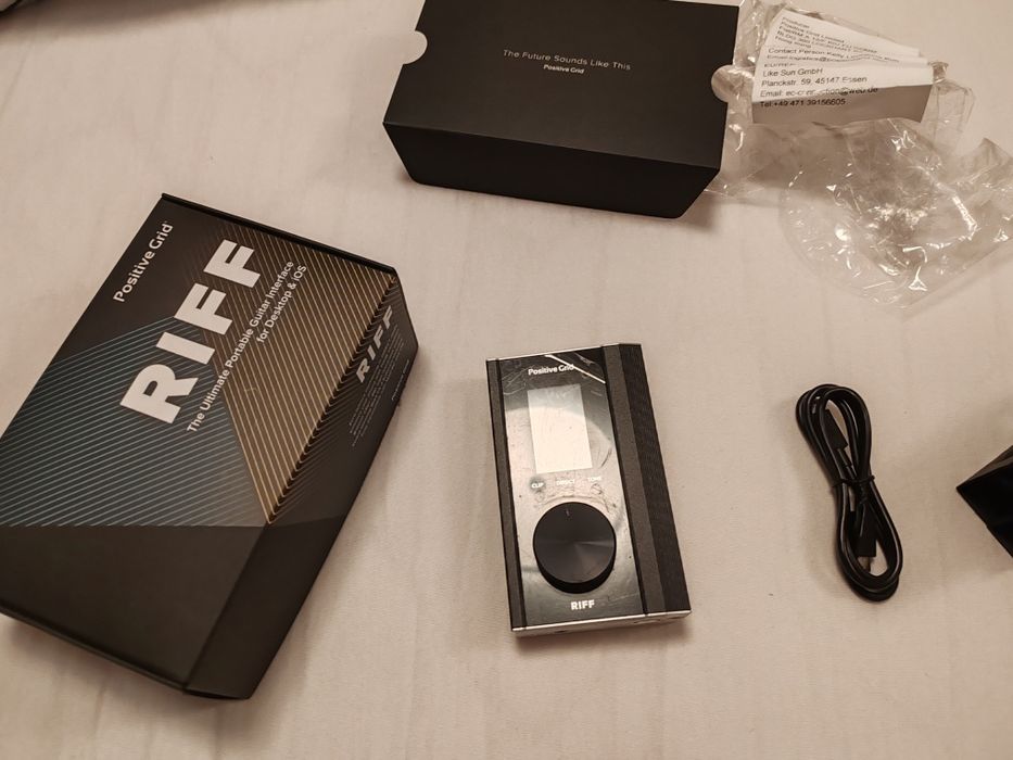 Positive Grid RIFF interfață audio pentru chitară  Ca nouă