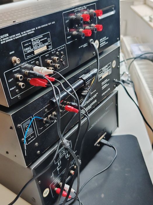 Vând sistem (linie) audio Hifi Kenwood Vintage 1980 - KX-550 KA-400