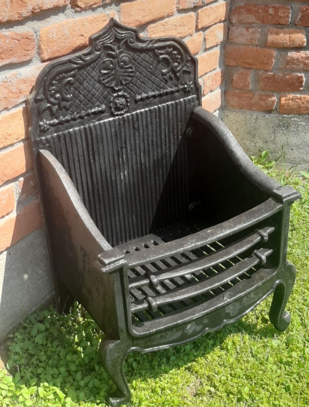 Arzător semineu fontă.