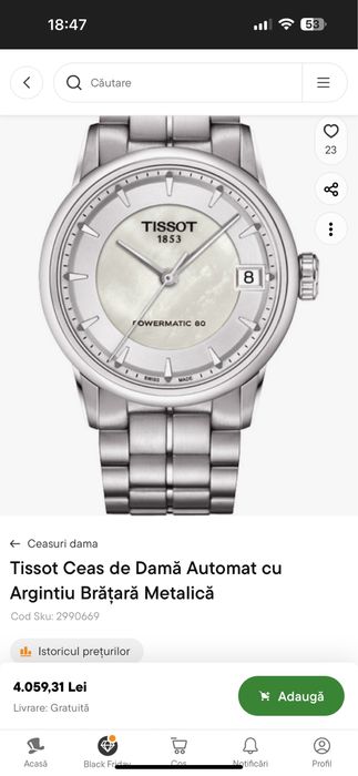 Ceas dama Tissot