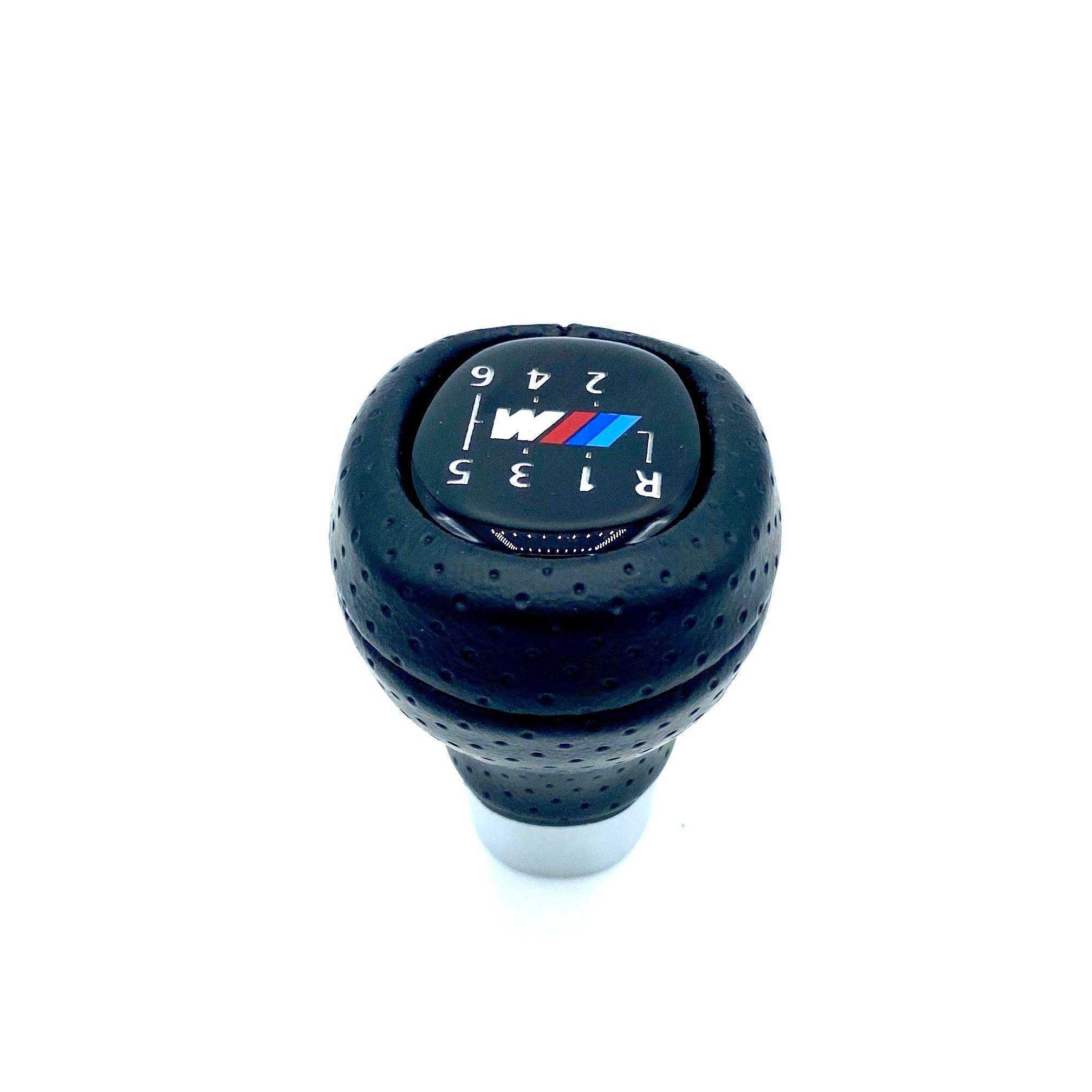 Nuca schimbator BMW M Piele perforata BMW seria 1 3 5 E46 E60 E87 E90