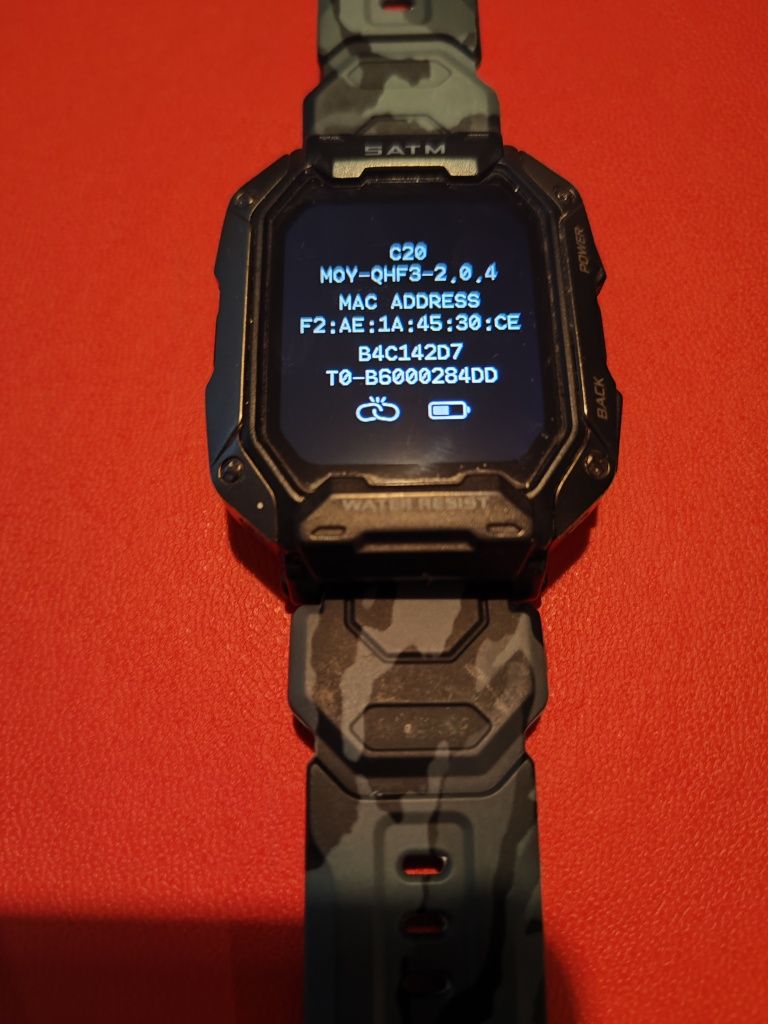 Smartwatch Kospet C20 blue camuflaj
