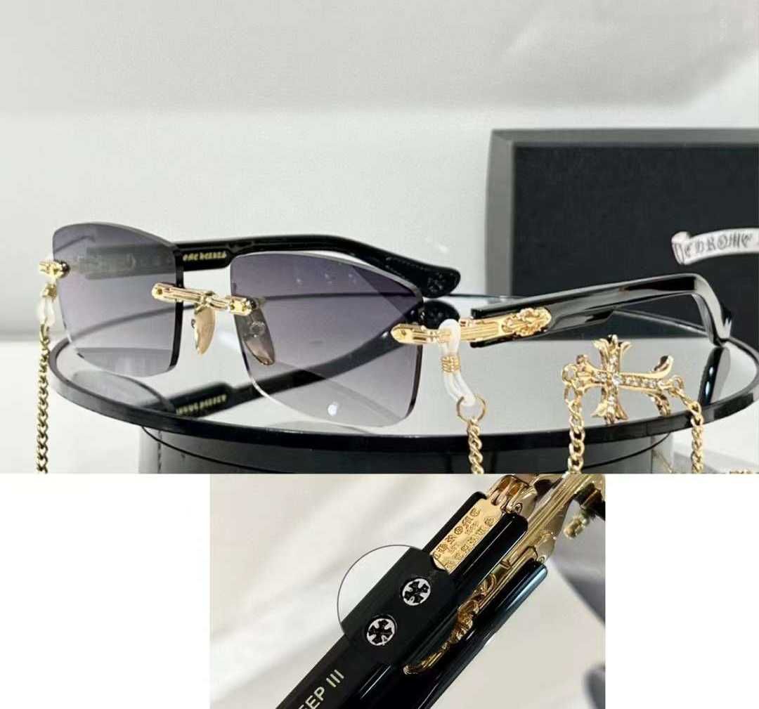 Chrome Hearts DEEP II Gold Sunglasses Deep 2 Слънчеви очила