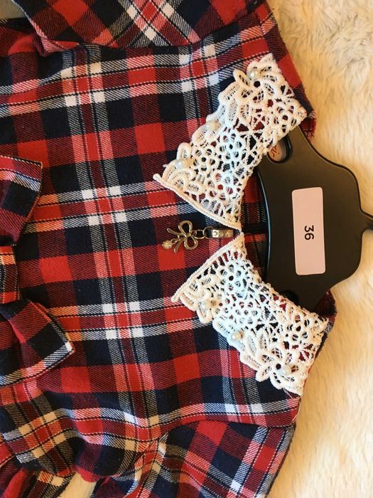 Rochita tip scolarita, sezon toamna/iarna pentru fetite de 1.5-2.5 ani