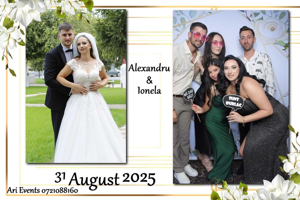 Oglinda magica ,platforma 360° , tort shot-uri