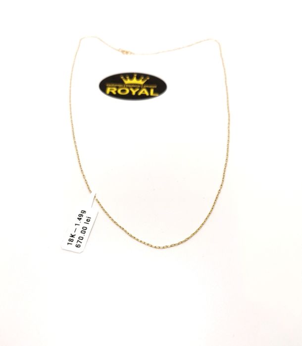 Bijuteria Royal lant din aur 18k 1.49 gr