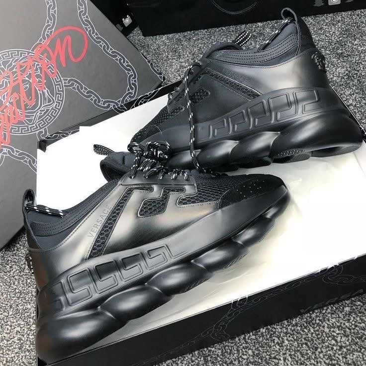 Adidasi Versace Chain Reaction Full Black