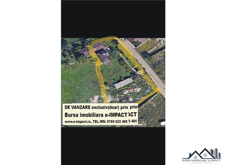 DE VZ. TEREN INTRA., PODENI, Str. Baltaret.,S-1245 mp. bun pt. invest.